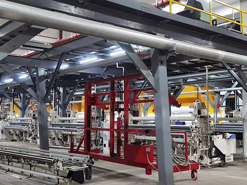 浙江客户喷气织机生产现场