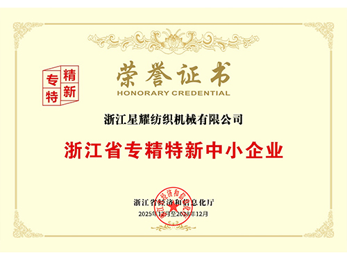 浙江省专精特新中小企业